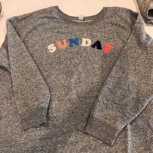 Sunday sweatshirt